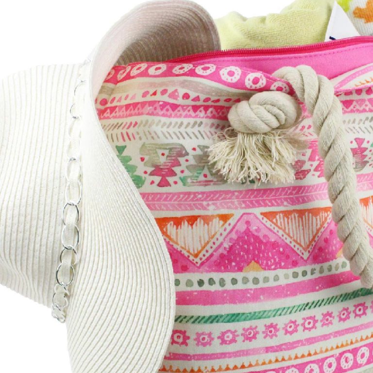 Pink Beach Tote
